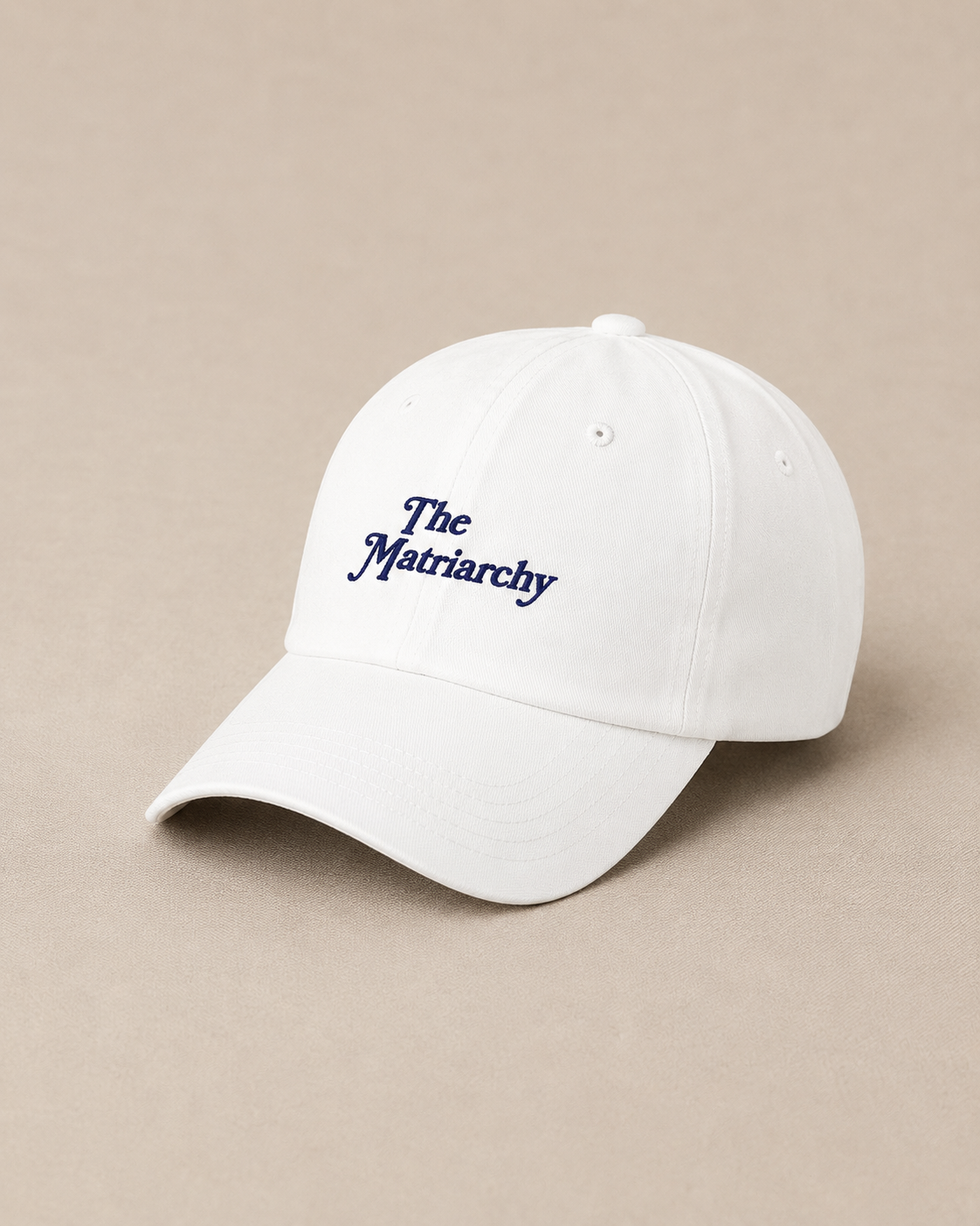 Casquette “The Matriarchy” — Broderie bleue – vue 6 | Inès m.