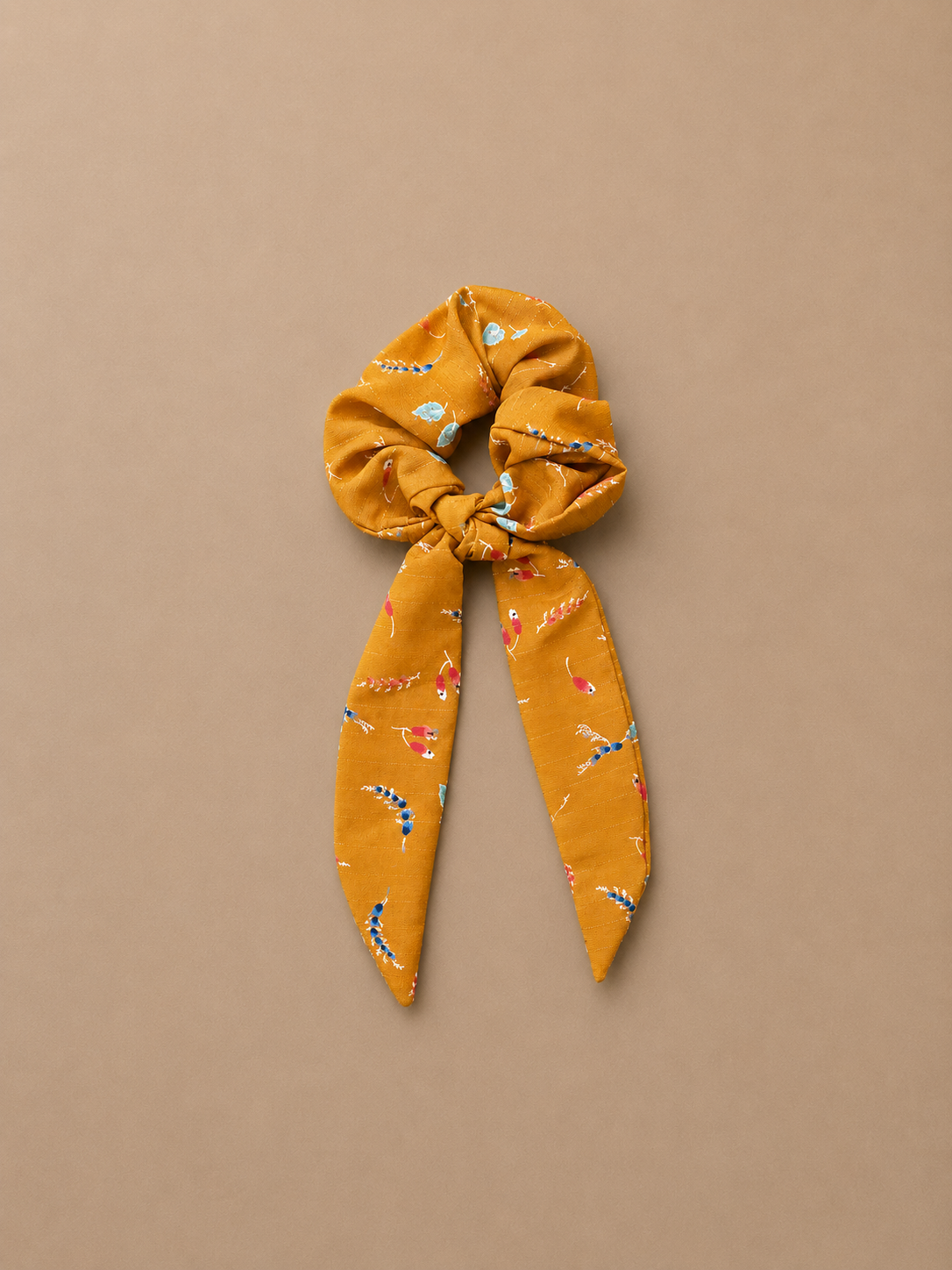 Chouchou à ruban fleuri – vue produit