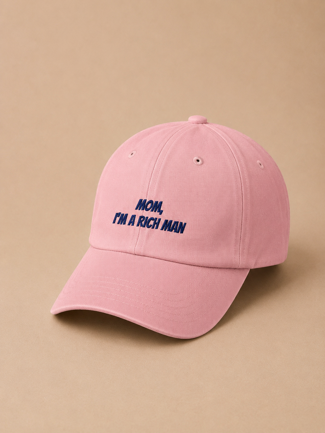 Casquette Mom, I'm a rich man – vue 6 | Inès m.