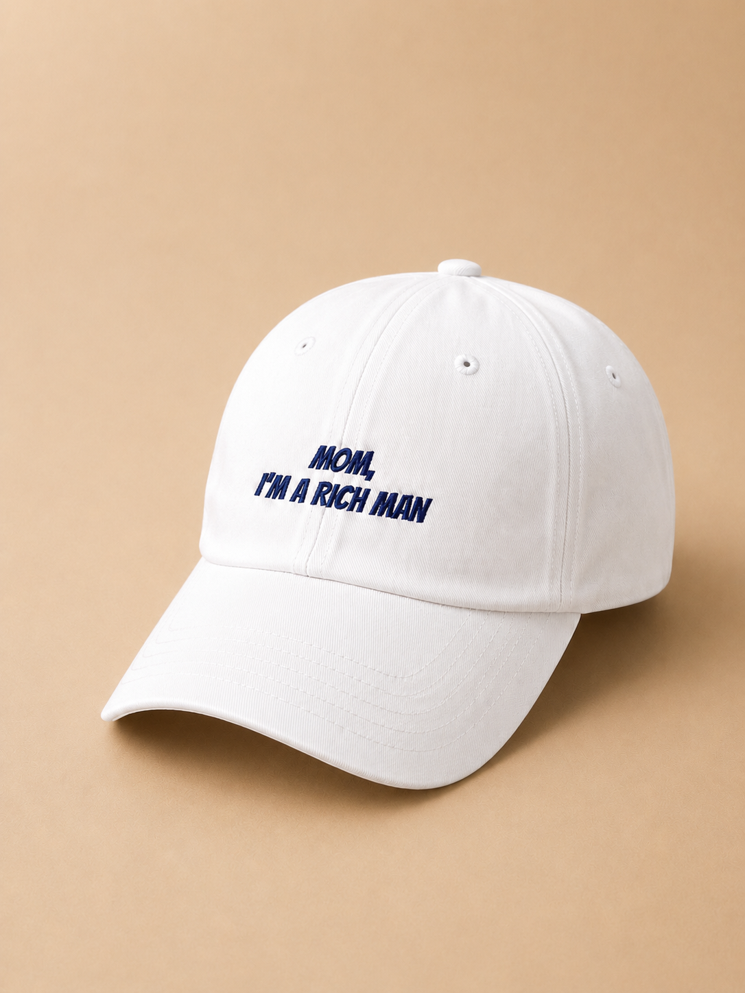 Casquette Mom, I'm a rich man – vue 7 | Inès m.