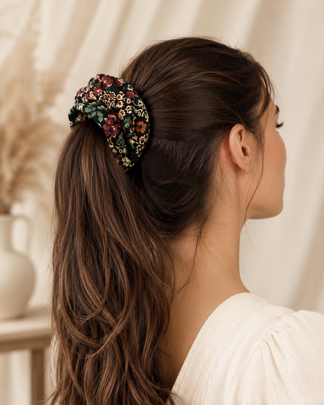 Chouchou upcyclé – Jardin Secret – vue 1 | Inès m.
