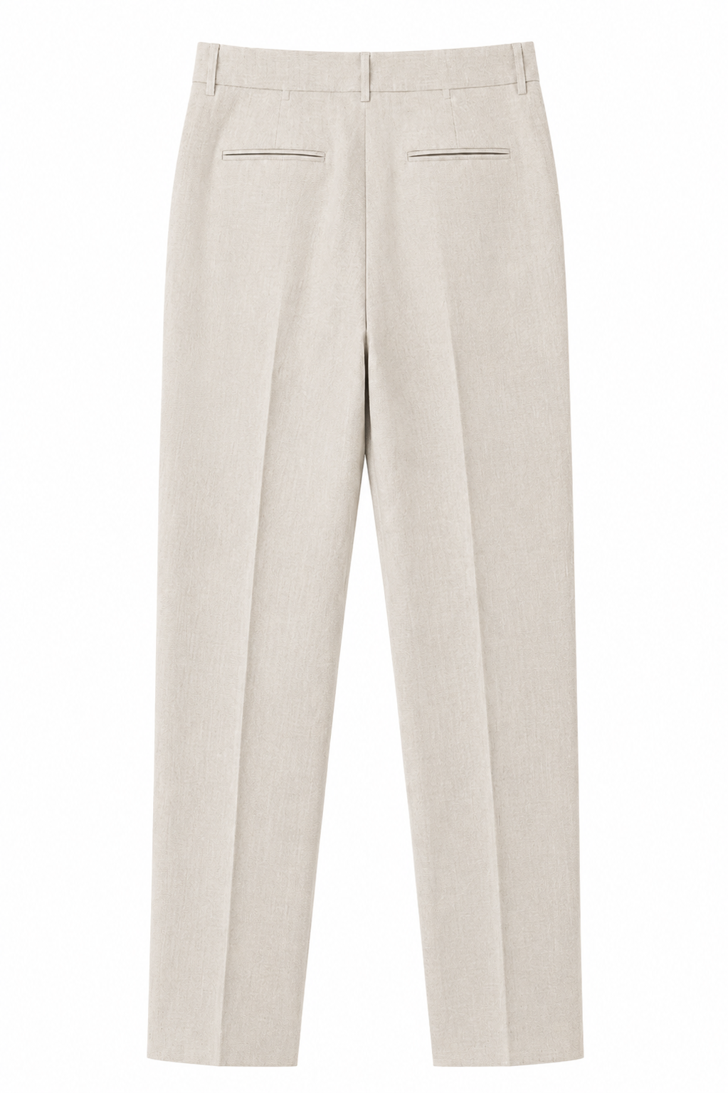 Pantalon en lin - Crème – vue 4 | Inès m.
