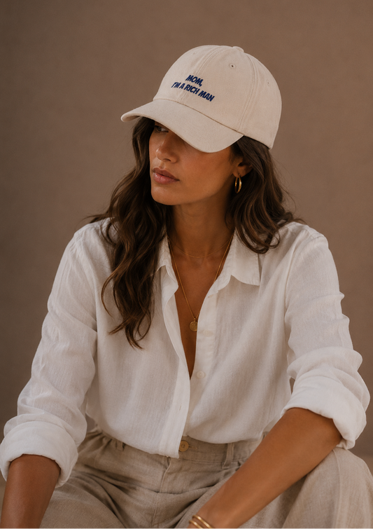 Casquette Mom, I'm a rich man – vue 1 | Inès m.