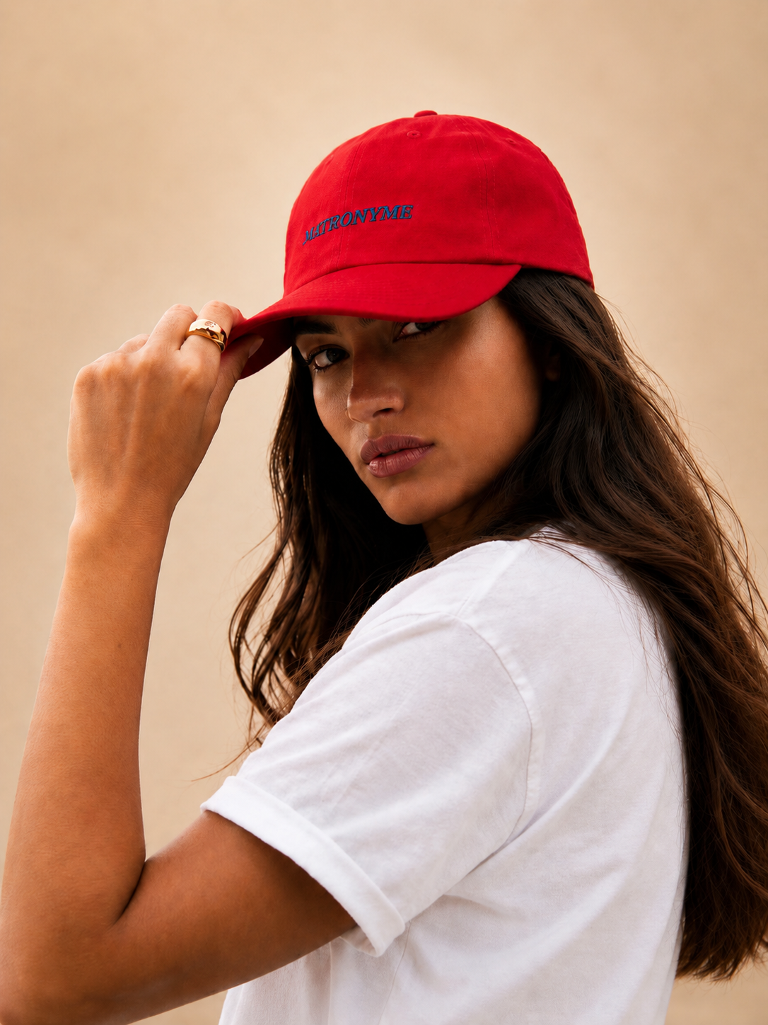 Casquette brodée Matronyme – vue 1 | Inès m.