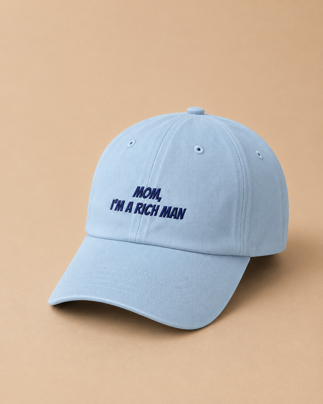 Casquette Mom, I'm a rich man – vue 8 | Inès m.
