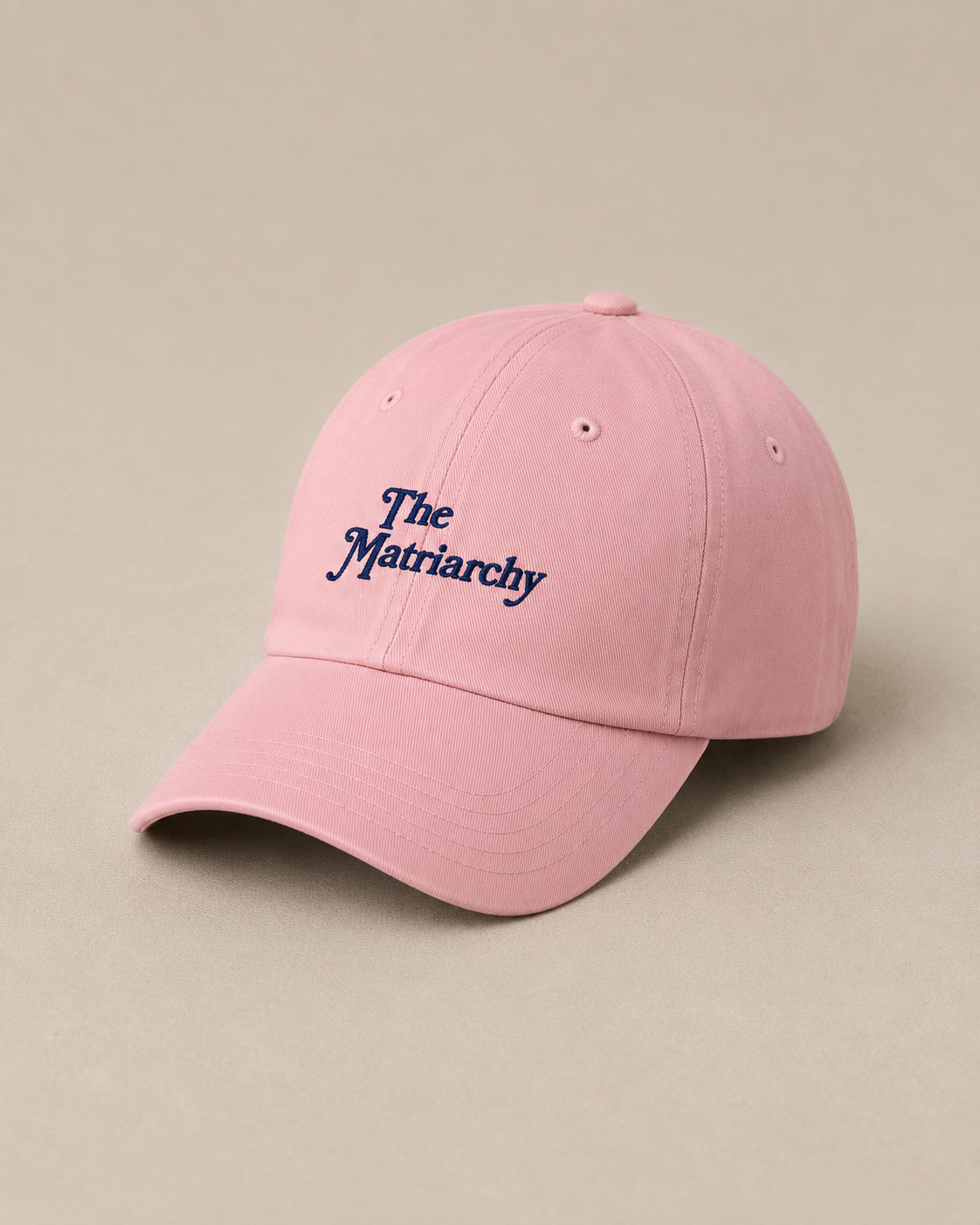 Casquette “The Matriarchy” — Broderie bleue – vue 5 | Inès m.