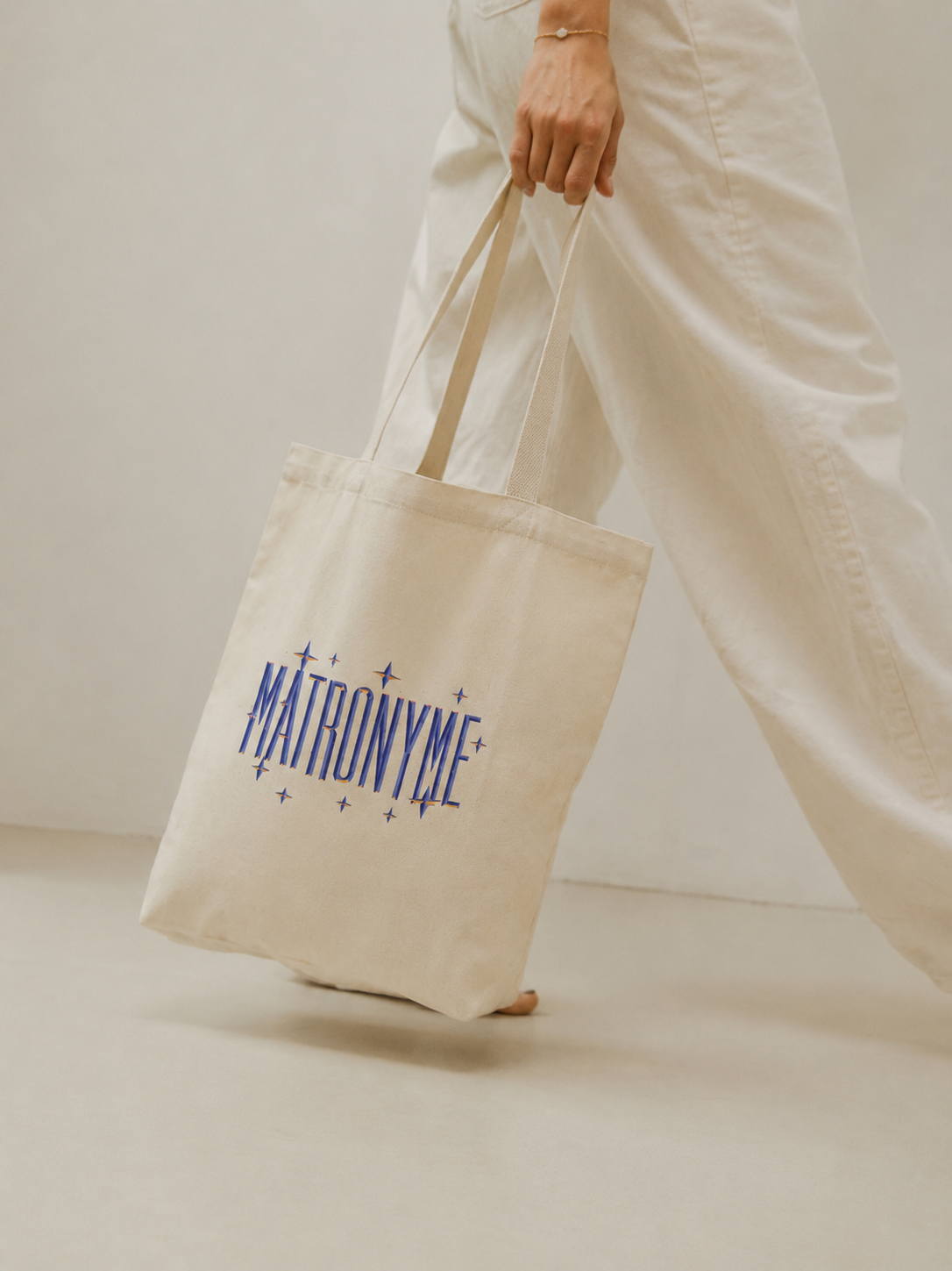 Tote bag "Matronyme" – vue 2 | Inès m.