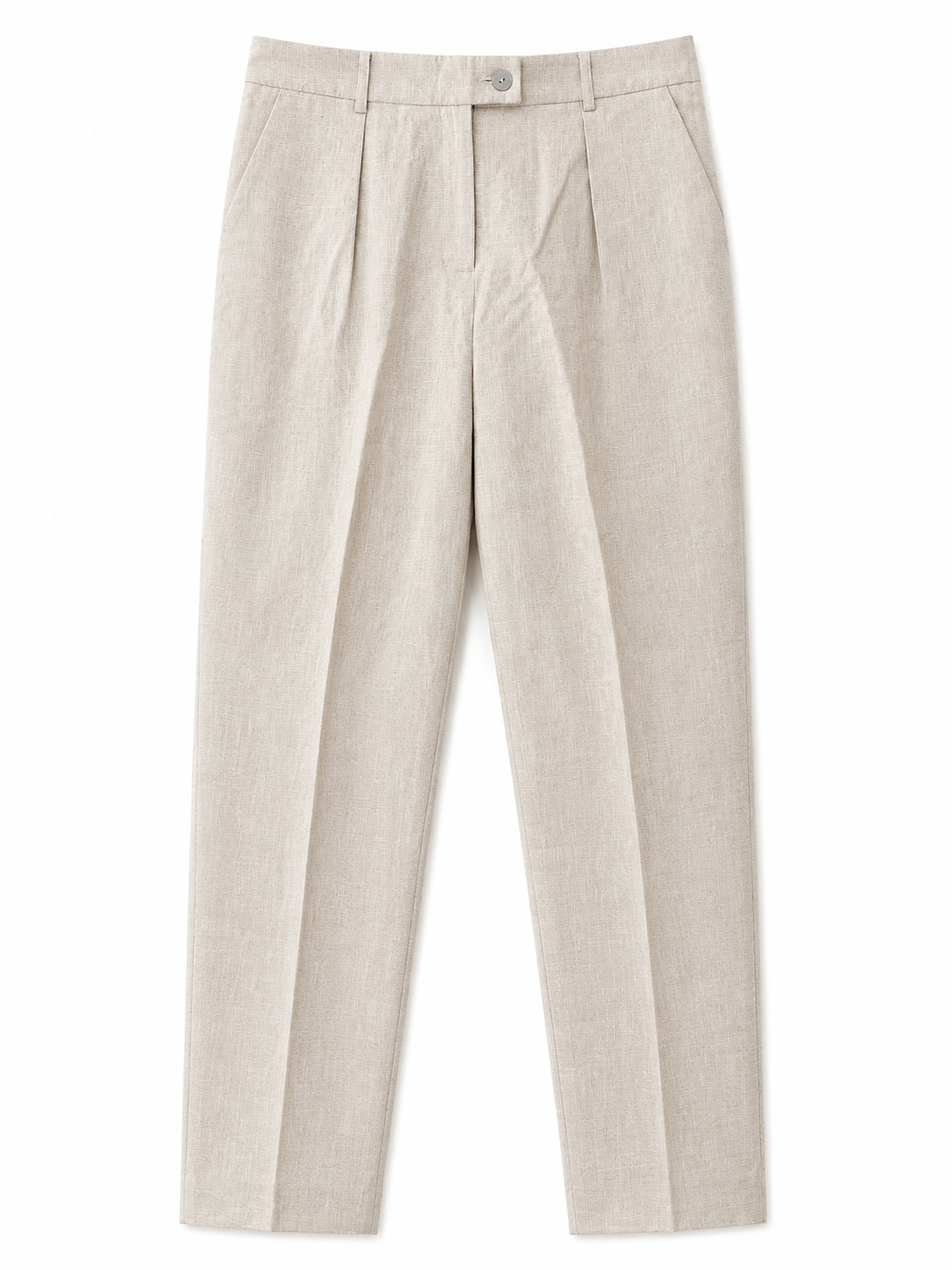 Pantalon en lin - Kaki – vue 3 | Inès m.
