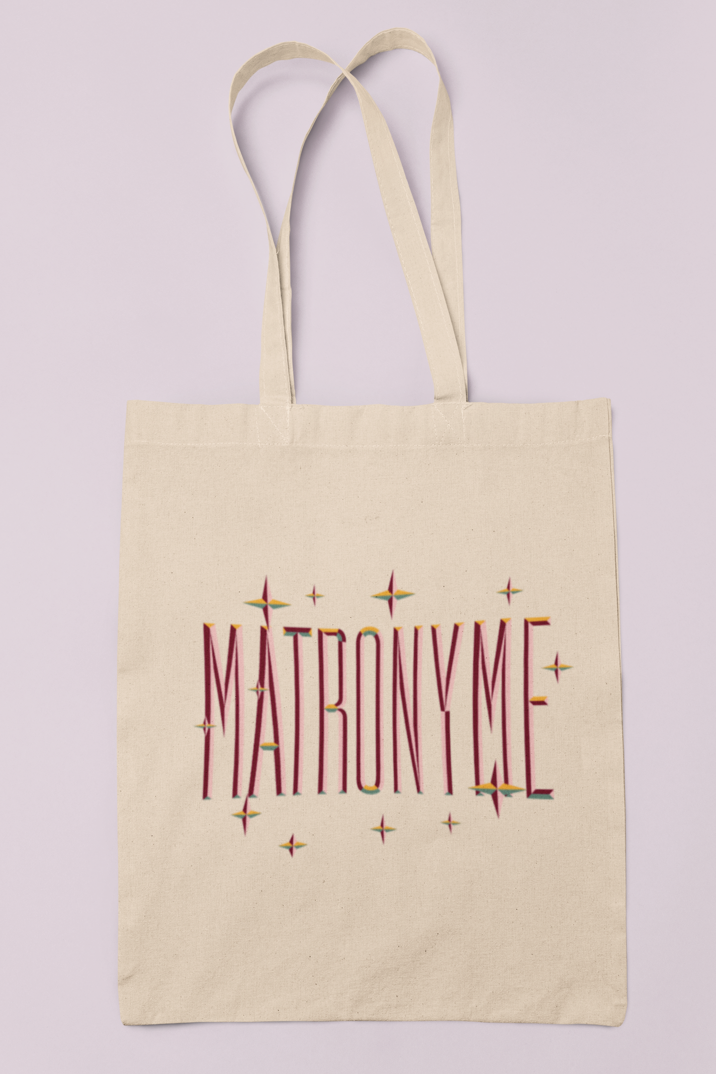 Tote bag Matronyme – vue 2 | Inès m.