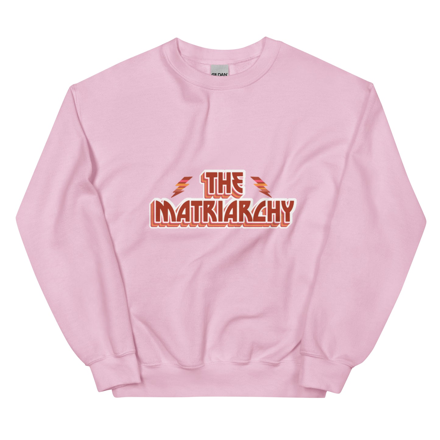 Sweat "The Matriarchy" rose clair – vue de face | Inès m.
