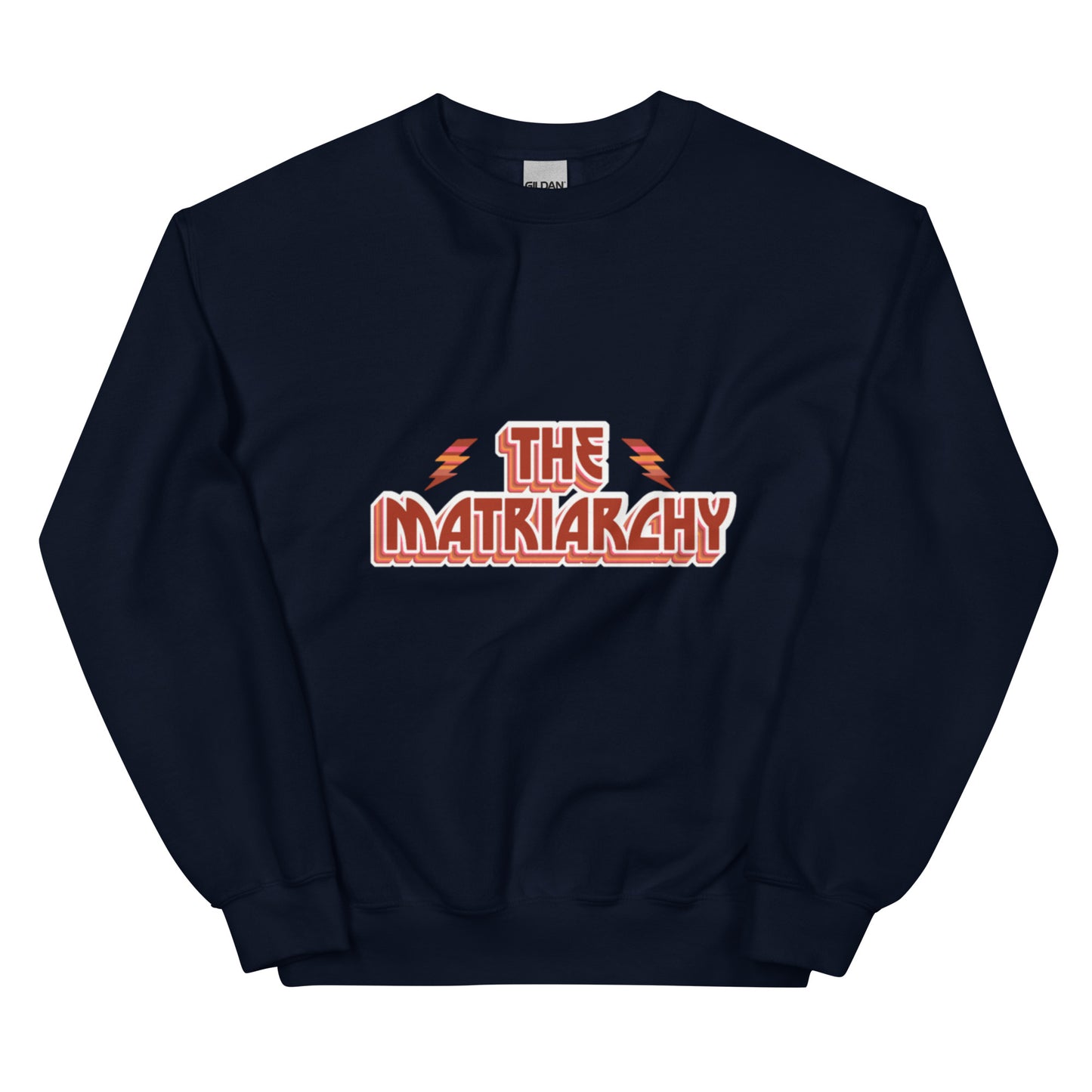 Sweat "The Matriarchy" bleu marine – vue de face | Inès m.
