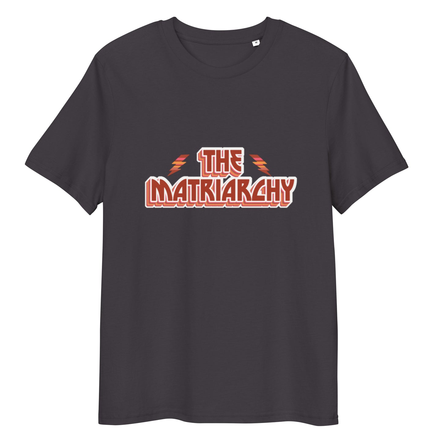 T-shirt "The Matriarchy" anthracite – vue de face | Inès m.