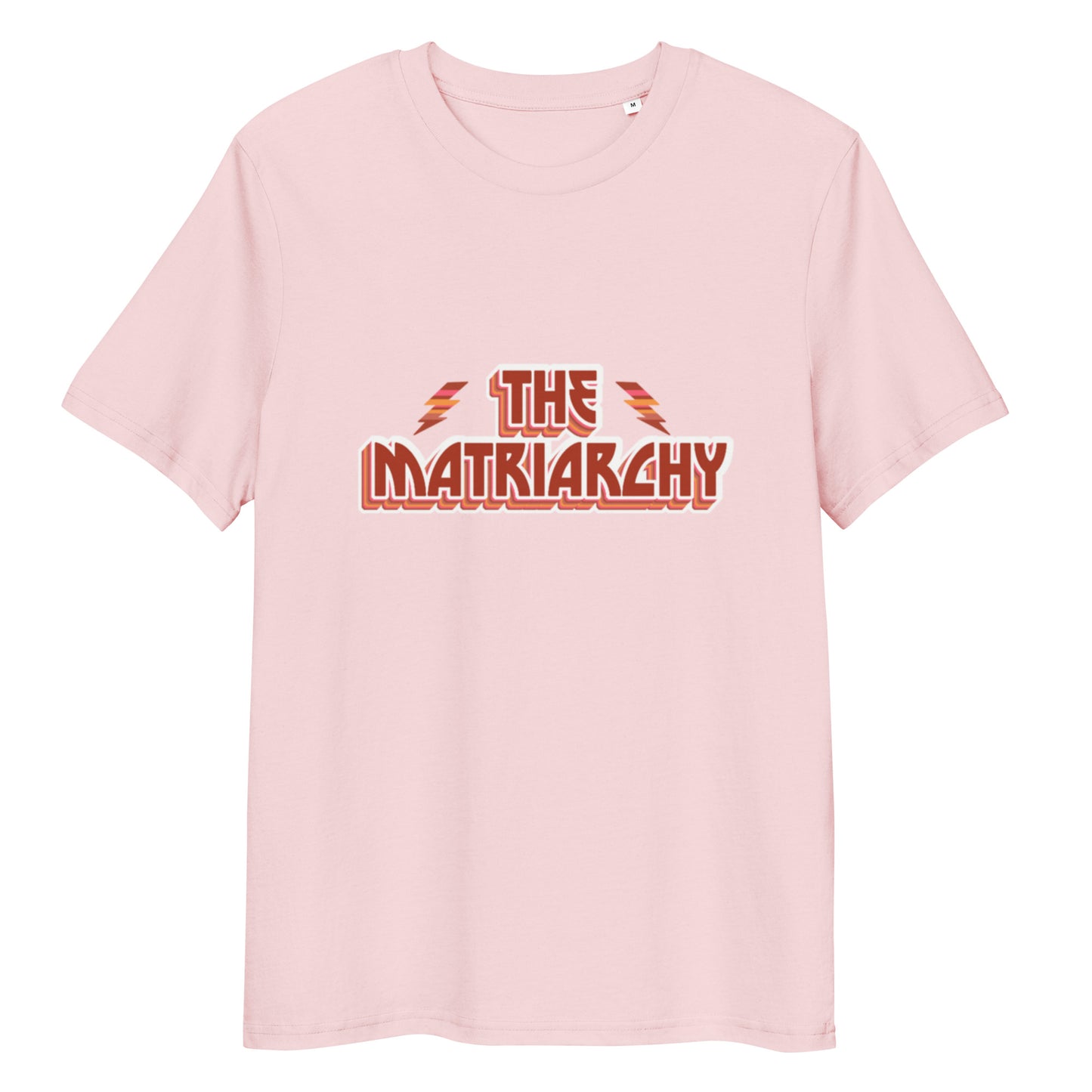 T-shirt "The Matriarchy" rose – vue de face | Inès m.