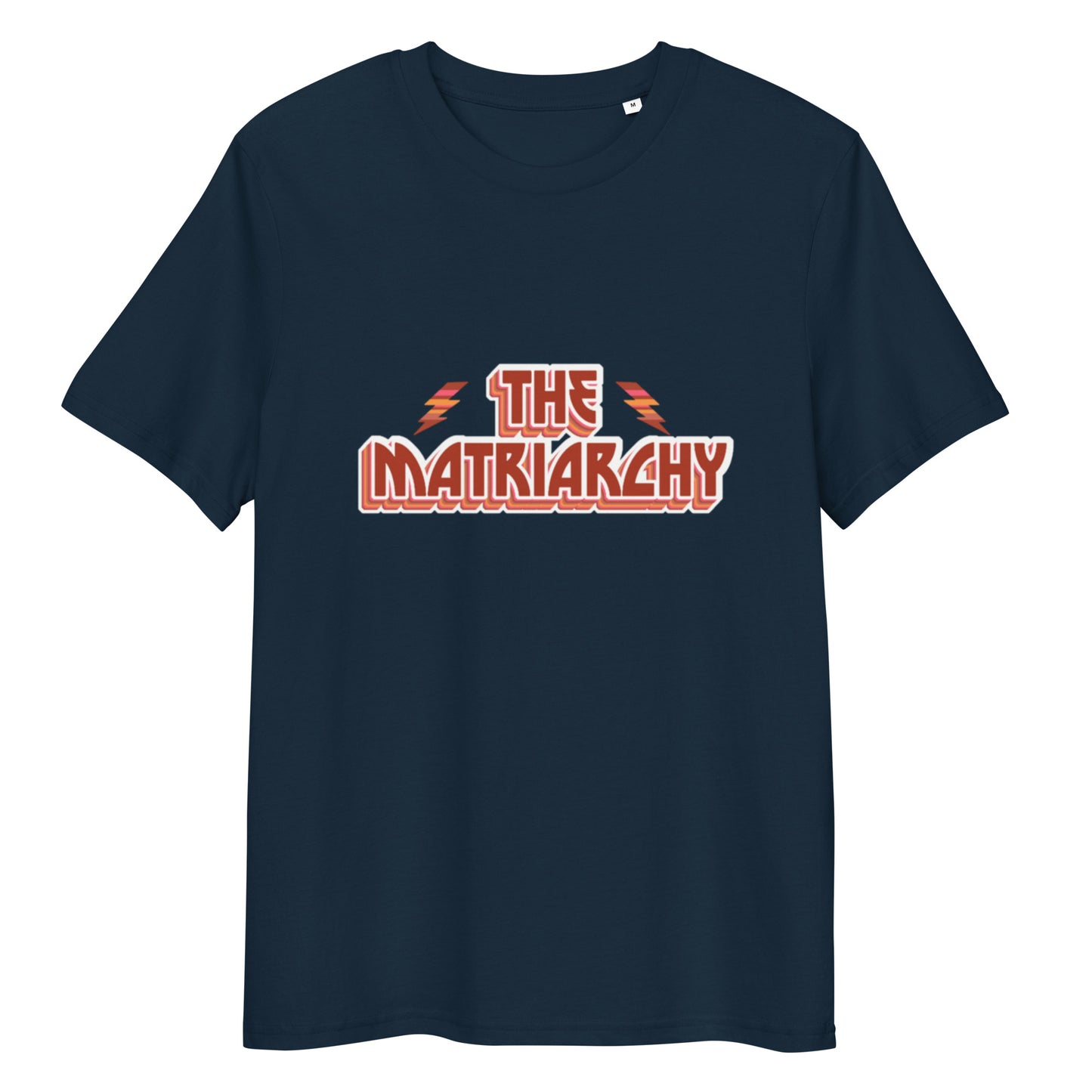 T-shirt "The Matriarchy" bleu marine – vue de face | Inès m.