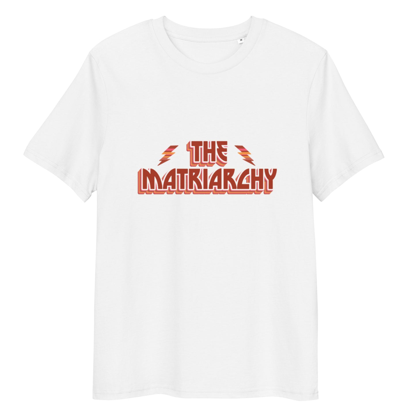 T-shirt "The Matriarchy" blanc – vue de face | Inès m.